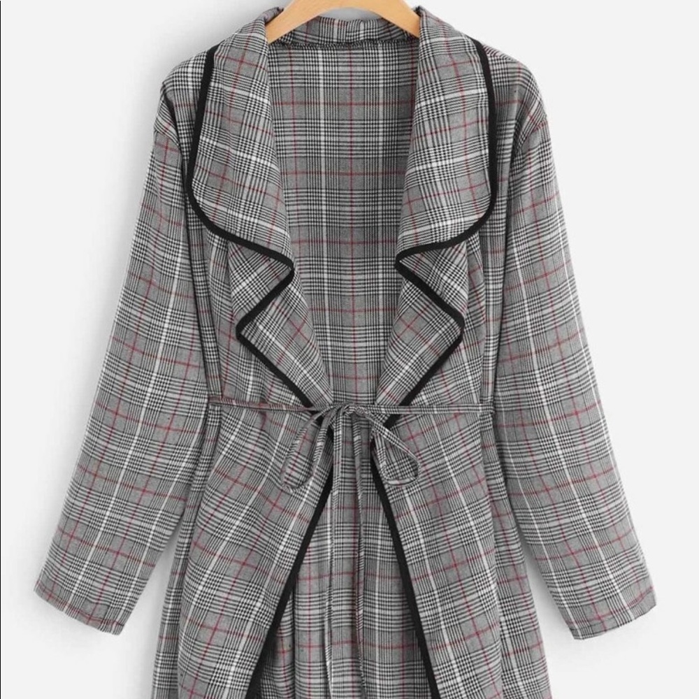 Plus size Waterfall blazer/cover